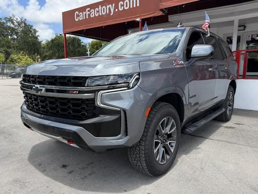 Satin Steel Metallic 2021 Chevrolet Tahoe 4WD Z71