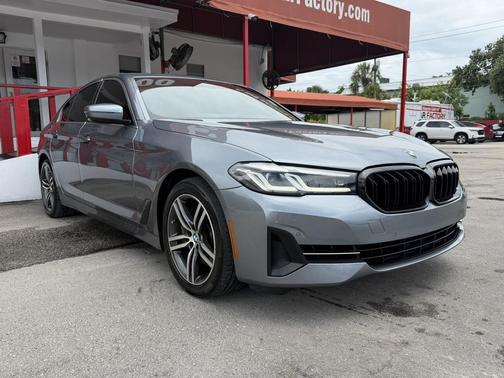 Bluestone Metallic 2021 BMW 540 540i