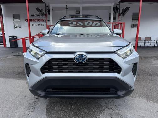 Silver Sky Metallic 2024 Toyota RAV4 Hybrid LE