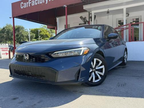 Blue Lagoon Pea 2025 Honda Civic LX