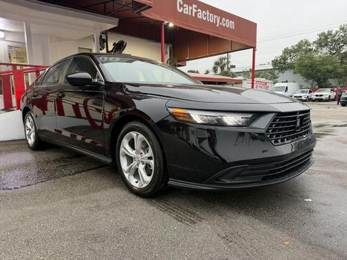 Crystal Black P 2025 Honda Accord LX 1.5T