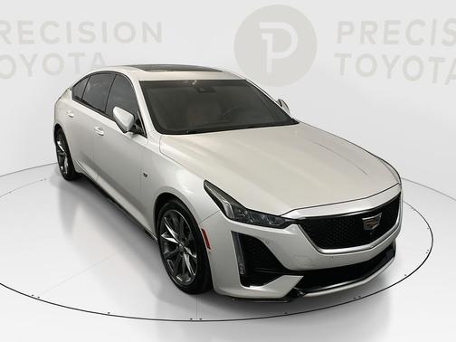 Crystal White Tricoat 2020 Cadillac CT5 Sport