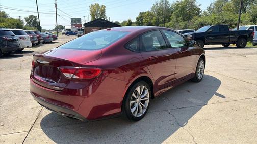 Burgundy 2015 Chrysler 200 S
