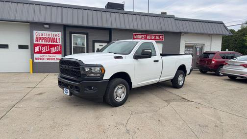 White 2024 RAM 2500 Tradesman Regular Cab 4x2 8' Box