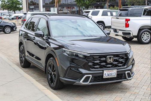 Crystal Black Pearl 2024 Honda CR-V Hybrid Sport Touring AWD