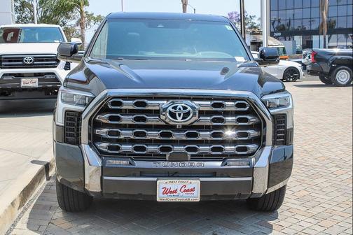 Midnight Black Metallic 2024 Toyota Tundra Hybrid Platinum