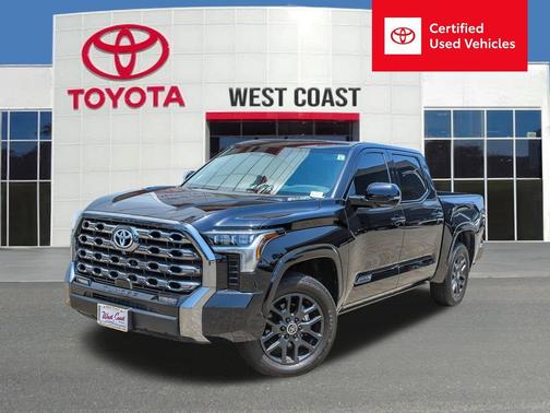 Midnight Black Metallic 2024 Toyota Tundra Hybrid Platinum