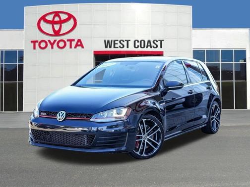Deep Black Pearl 2017 Volkswagen Golf GTI 2.0T Autobahn 4-Door