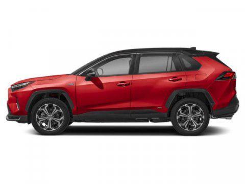 Supersonic Red/Midnight Black Metallic 2025 Toyota RAV4 Hybrid SE