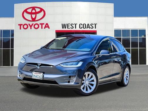 Midnight Silver Metallic 2019 Tesla Model X 100D