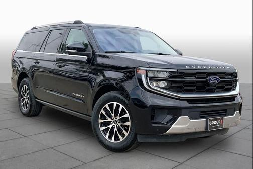 Agate Black Metallic 2025 Ford Expedition Max Platinum