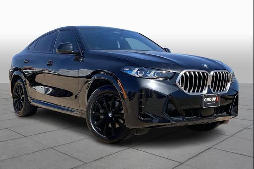 Black Sapphire Metallic 2024 BMW X6 xDrive40i