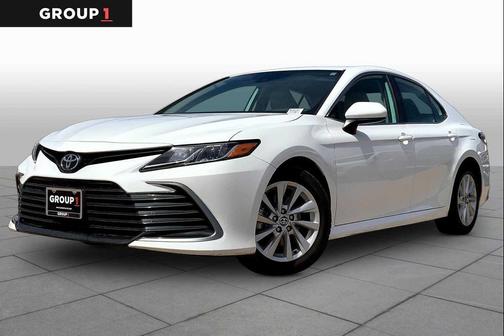 Super White 2021 Toyota Camry LE
