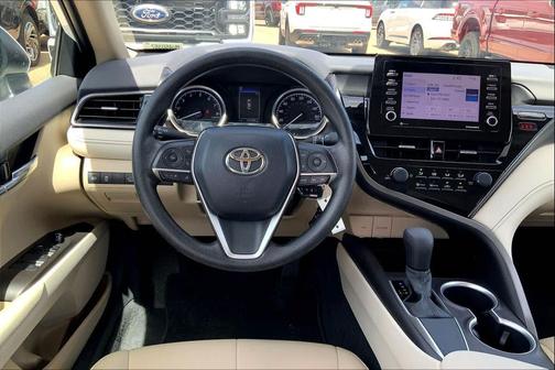 Super White 2021 Toyota Camry LE