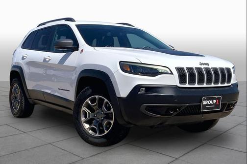 Bright White Clearcoat 2020 Jeep Cherokee Trailhawk