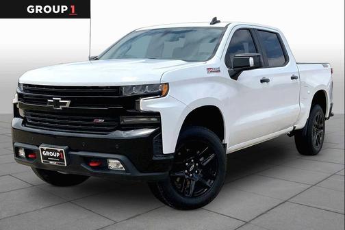 Summit White 2021 Chevrolet Silverado 1500 LT Trail Boss