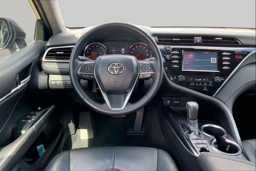 Midnight Black Metallic 2018 Toyota Camry XSE