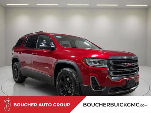 Volcanic Red Tintcoat 2023 GMC Acadia AT4