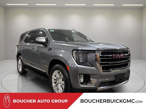 Satin Steel Metallic 2022 GMC Yukon SLT