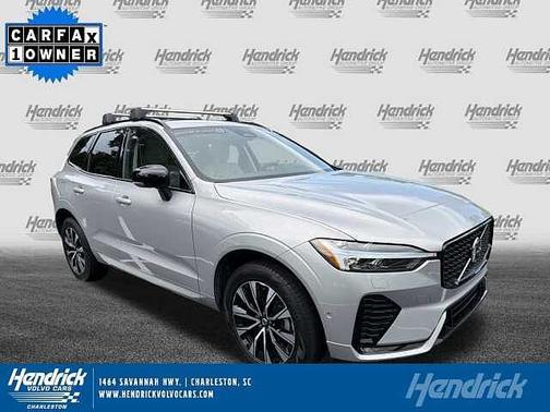 Silver Dawn Metallic 2024 Volvo XC60 Plus Dark Theme