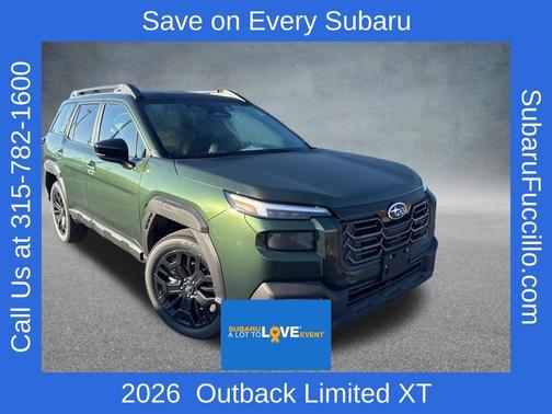 Deep Emerald Green 2026 Subaru Outback Limited XT