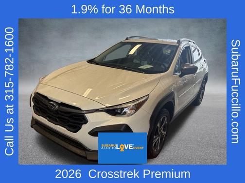 White 2026 Subaru Crosstrek Premium