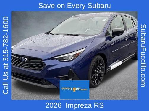 Sapphire Blue Pearl 2026 Subaru Impreza RS