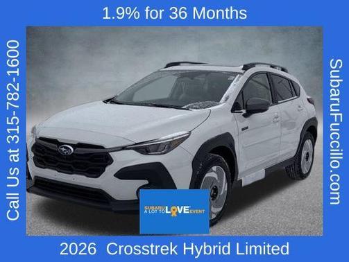 Crystal White Pearl 2026 Subaru Crosstrek Limited