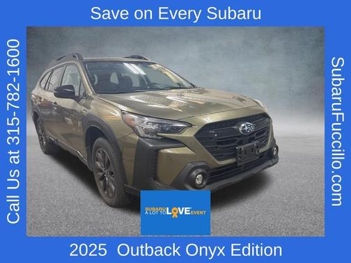 Green Metallic 2025 Subaru Outback Onyx Edition