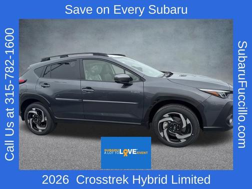 Gray Metallic 2026 Subaru Crosstrek Limited
