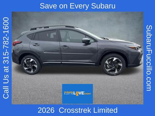 Gray 2026 Subaru Crosstrek Limited