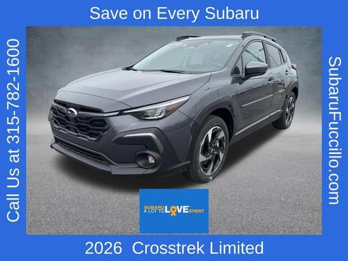 Gray 2026 Subaru Crosstrek Limited