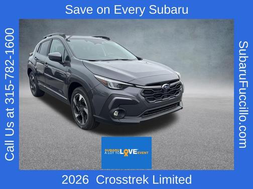 Gray 2026 Subaru Crosstrek Limited