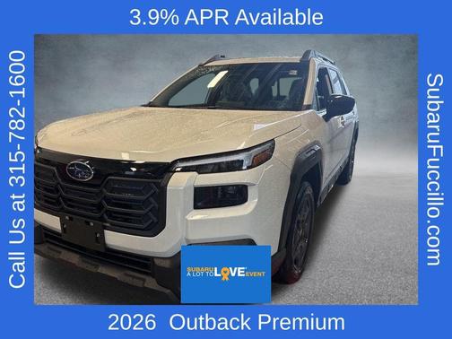 White 2026 Subaru Outback Premium