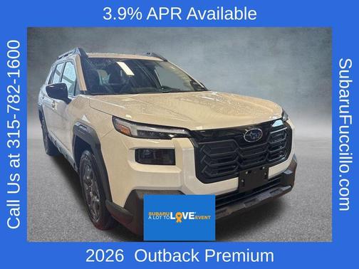 White 2026 Subaru Outback Premium