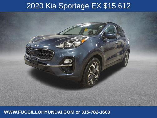 Pacific Blue 2020 Kia Sportage EX