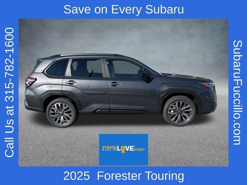 Gray Metallic 2025 Subaru Forester Touring