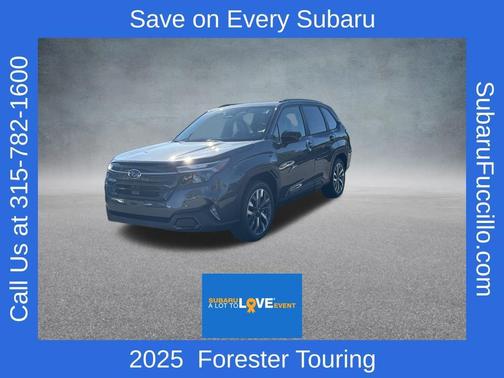 Gray Metallic 2025 Subaru Forester Touring