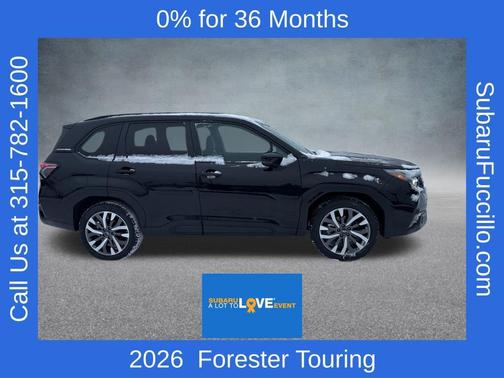 Crystal Black Silica 2026 Subaru Forester Touring
