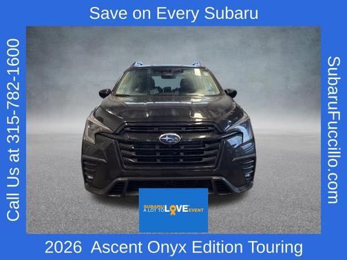 Crystal Black Silica 2026 Subaru Ascent Onyx Edition Touring