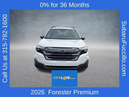 Crystal White Pearl 2026 Subaru Forester Premium