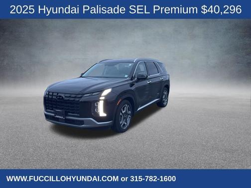 Black 2025 Hyundai PALISADE SEL Premium