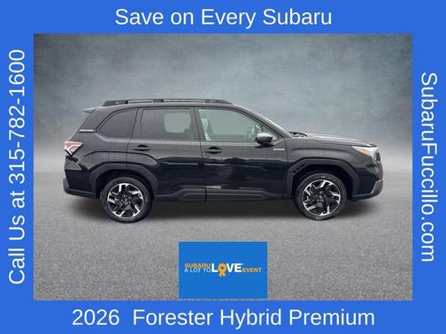 Crystal Black Silica 2026 Subaru Forester Premium