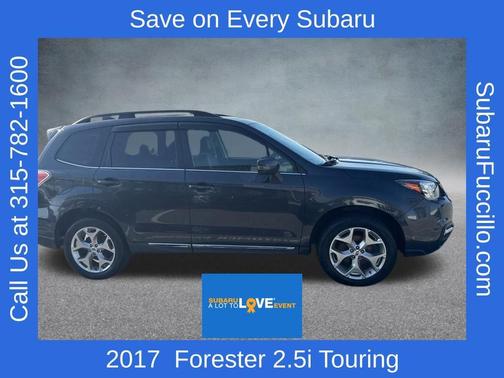 Dark Gray Metallic 2017 Subaru Forester 2.5i Touring