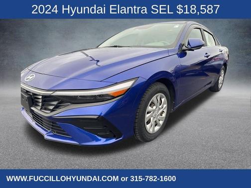 Intense Blue 2024 Hyundai ELANTRA SEL