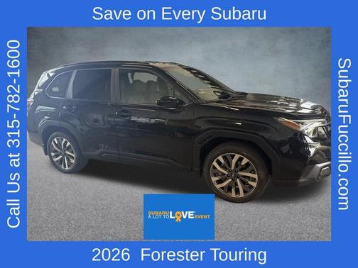 Black 2026 Subaru Forester Touring