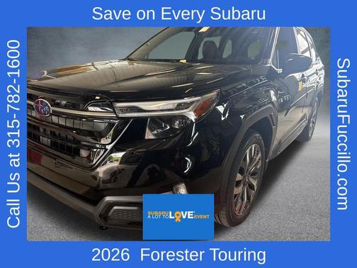 Black 2026 Subaru Forester Touring