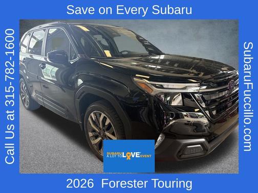 Black 2026 Subaru Forester Touring