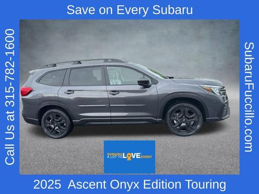 Gray Metallic 2025 Subaru Ascent Onyx Edition Touring
