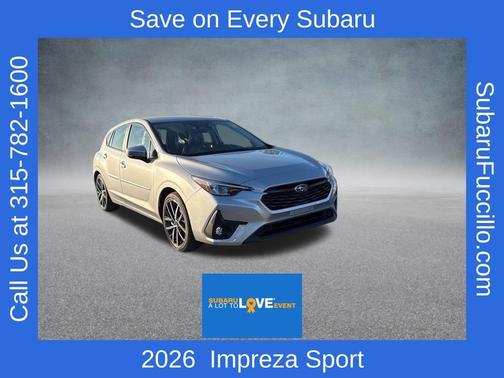Ice Silver Metallic 2026 Subaru Impreza Sport